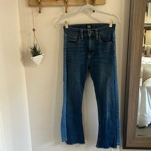 BDG Urban Outfitters Kick Flare High Rise Cropped Denim Jeans Size 25